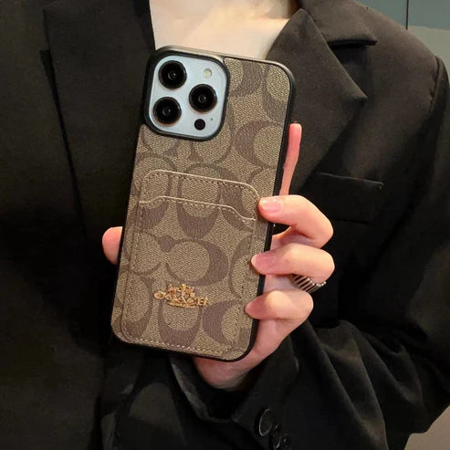 Etui na telefon Premium Luxe z uchwytem na kartę