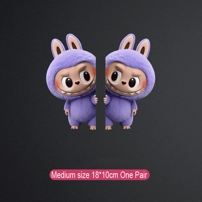 Kreatywna naklejka na samochód Labubu