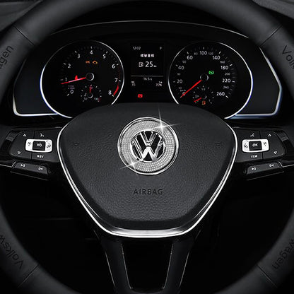 Kreatywne naklejki na kierownicę z diamentami