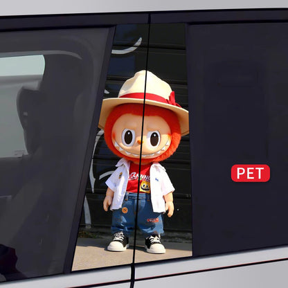 🔥Gorąca wyprzedaż🔥Labubu Car BC Column Modified HD Protective Film (2 sztuki)