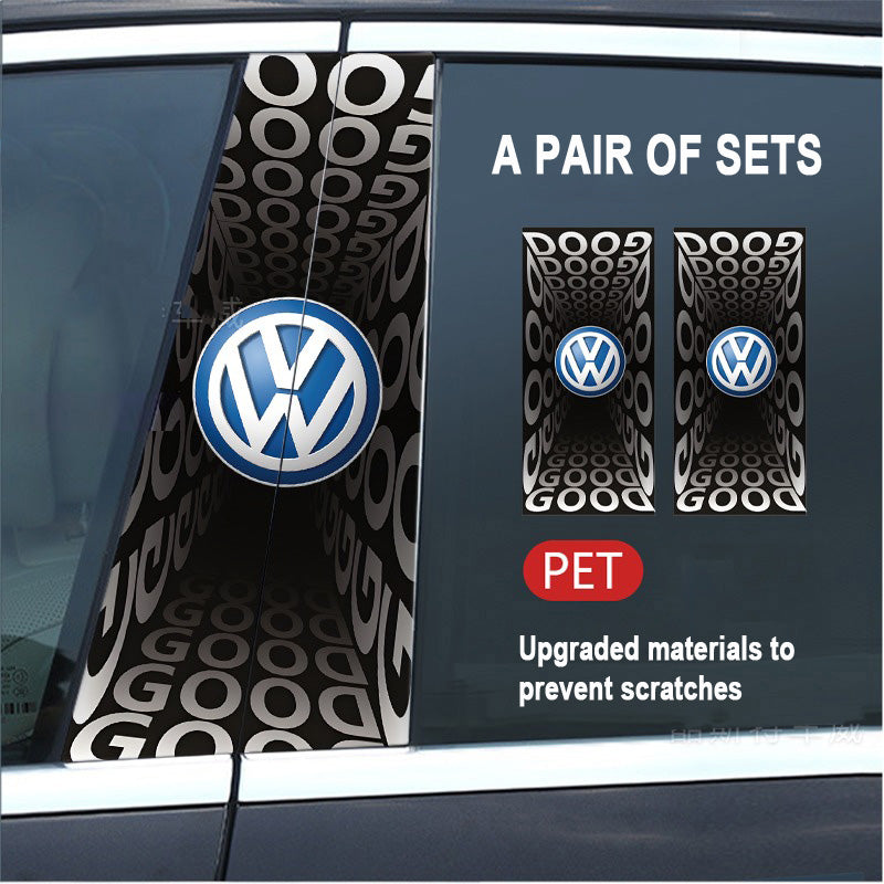 🔥Gorąca wyprzedaż🔥2025 Kreatywna folia ochronna na słupek B do samochodu HD (2 szt.)