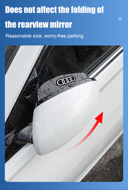 🔥Gorąca sprzedaż🔥 Lusterko wsteczne do samochodu, małe okrągłe, przeciwdeszczowe, brwi (2 szt.)