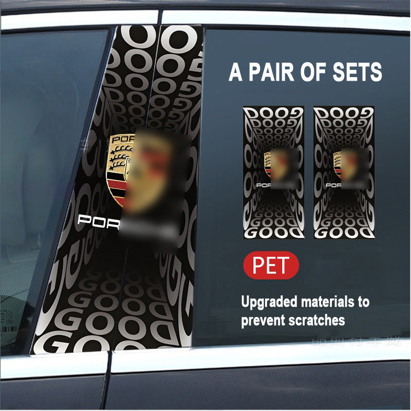 🔥Gorąca wyprzedaż🔥2025 Kreatywna folia ochronna na słupek B do samochodu HD (2 szt.)