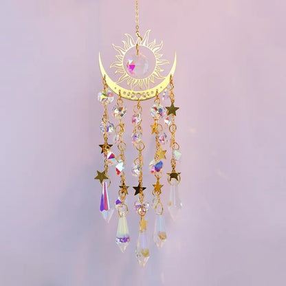 Kryształowa zawieszka do biżuterii, odpowiednia do dekoracji okien zewnętrznych, sypialni, patio, ogrodu