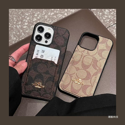 Etui na telefon Premium Luxe z uchwytem na kartę