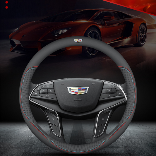 Pokrowiec na kierownicę ze skóry Nappa Premium – luksusowy komfort, przewiewna konstrukcja i trwałość przez cały rok