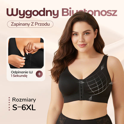 Biustonosz damski bez fiszbin z zapięciem z przodu【✨ 1 + 1 gratis】