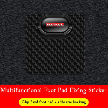 🎉GORĄCA WYPRZEDAŻ 🎉Wielofunkcyjna klamra mocująca dywanik samochodowy z włókna węglowego✨8 szt.✨