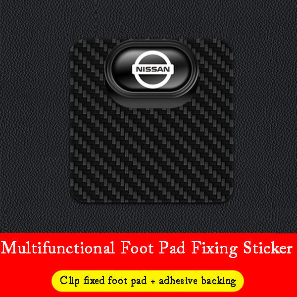 🎉GORĄCA WYPRZEDAŻ 🎉Wielofunkcyjna klamra mocująca dywanik samochodowy z włókna węglowego✨8 szt.✨