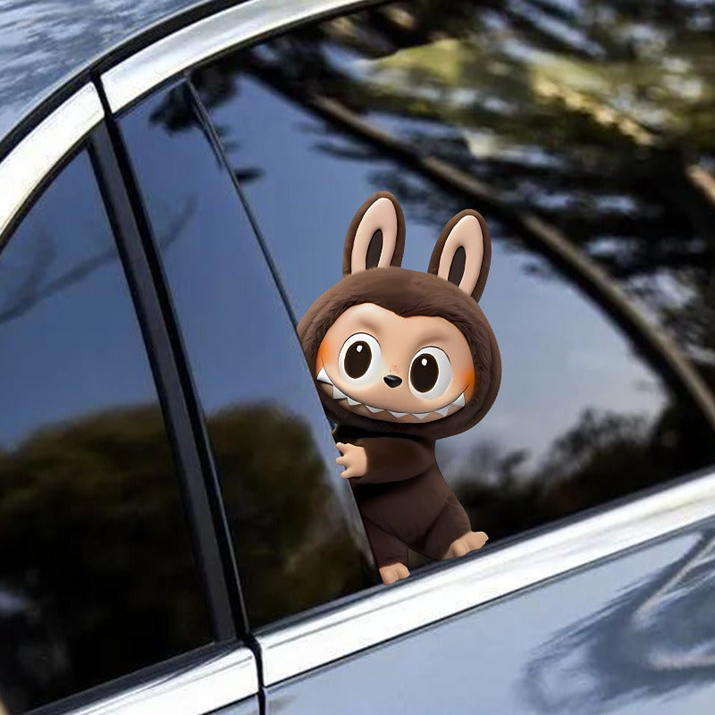Kreatywna naklejka na samochód Labubu