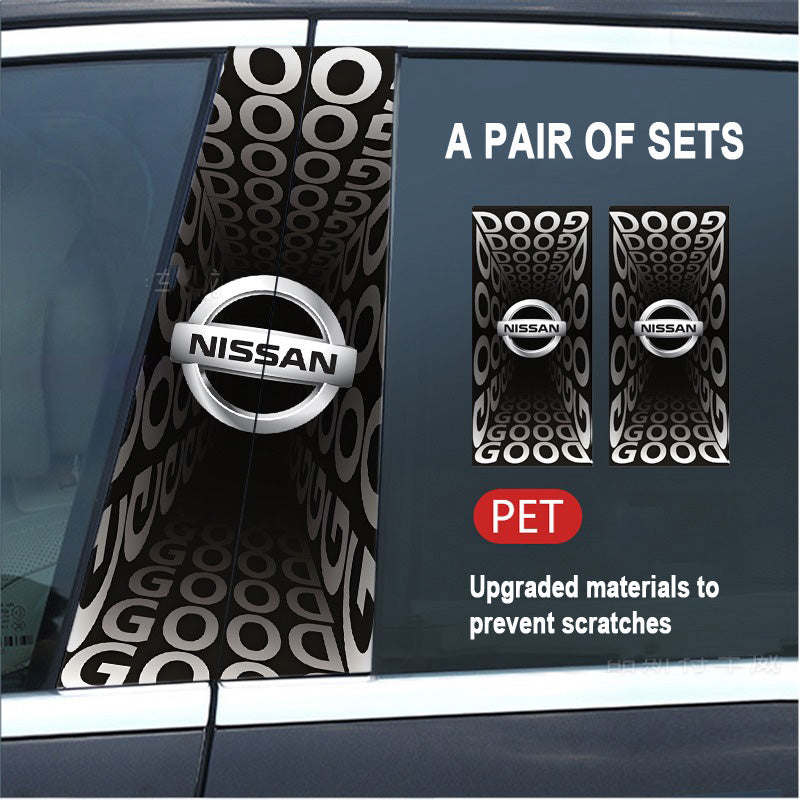 🔥Gorąca wyprzedaż🔥2025 Kreatywna folia ochronna na słupek B do samochodu HD (2 szt.)