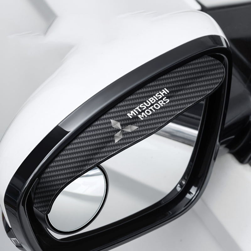 🔥Gorąca sprzedaż🔥 Lusterko wsteczne do samochodu, małe okrągłe, przeciwdeszczowe, brwi (2 szt.)