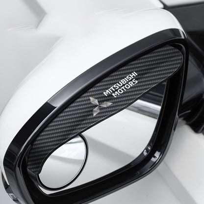 🔥Gorąca sprzedaż🔥 Lusterko wsteczne do samochodu, małe okrągłe, przeciwdeszczowe, brwi (2 szt.)