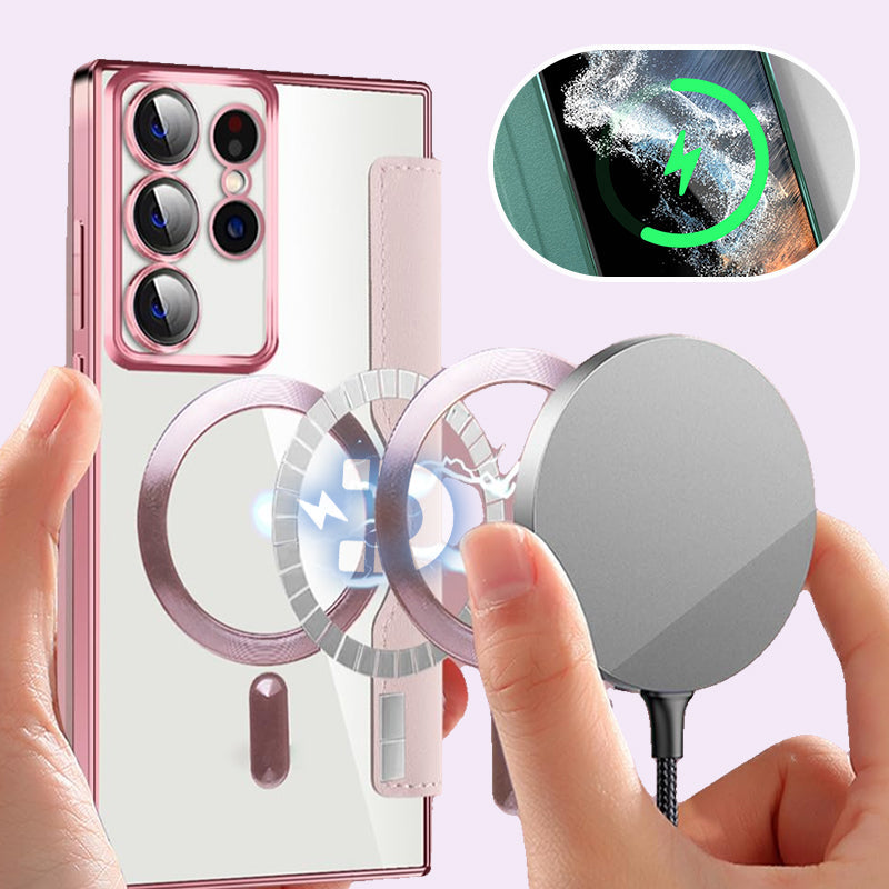 2025 Nowe skórzane etui z klapką na telefon komórkowy Samsung