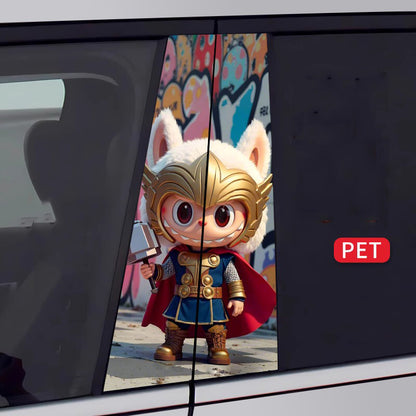 🔥Gorąca wyprzedaż🔥Labubu Car BC Column Modified HD Protective Film (2 sztuki)