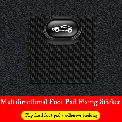 🎉GORĄCA WYPRZEDAŻ 🎉Wielofunkcyjna klamra mocująca dywanik samochodowy z włókna węglowego✨8 szt.✨