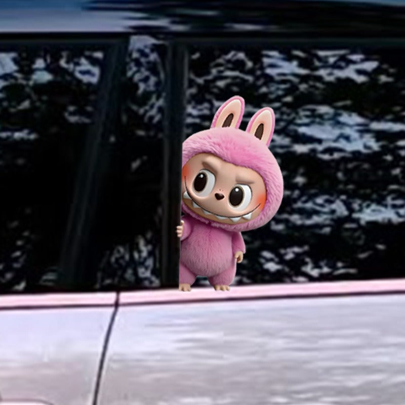 Kreatywna naklejka na samochód Labubu