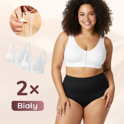 Biustonosz damski bez fiszbin z zapięciem z przodu【✨ 1 + 1 gratis】
