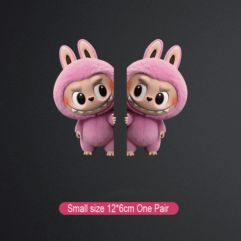 Kreatywna naklejka na samochód Labubu