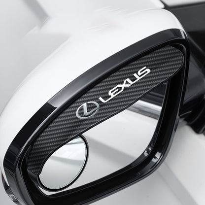 🔥Gorąca sprzedaż🔥 Lusterko wsteczne do samochodu, małe okrągłe, przeciwdeszczowe, brwi (2 szt.)