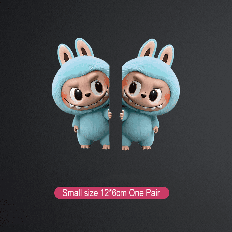 Kreatywna naklejka na samochód Labubu