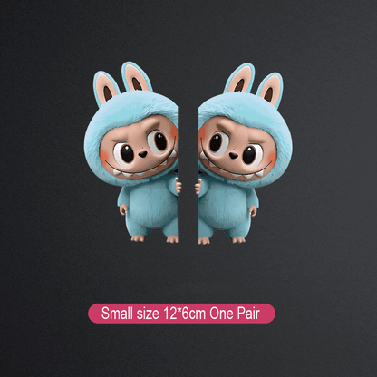 Kreatywna naklejka na samochód Labubu