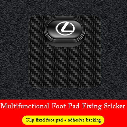 🎉GORĄCA WYPRZEDAŻ 🎉Wielofunkcyjna klamra mocująca dywanik samochodowy z włókna węglowego✨8 szt.✨