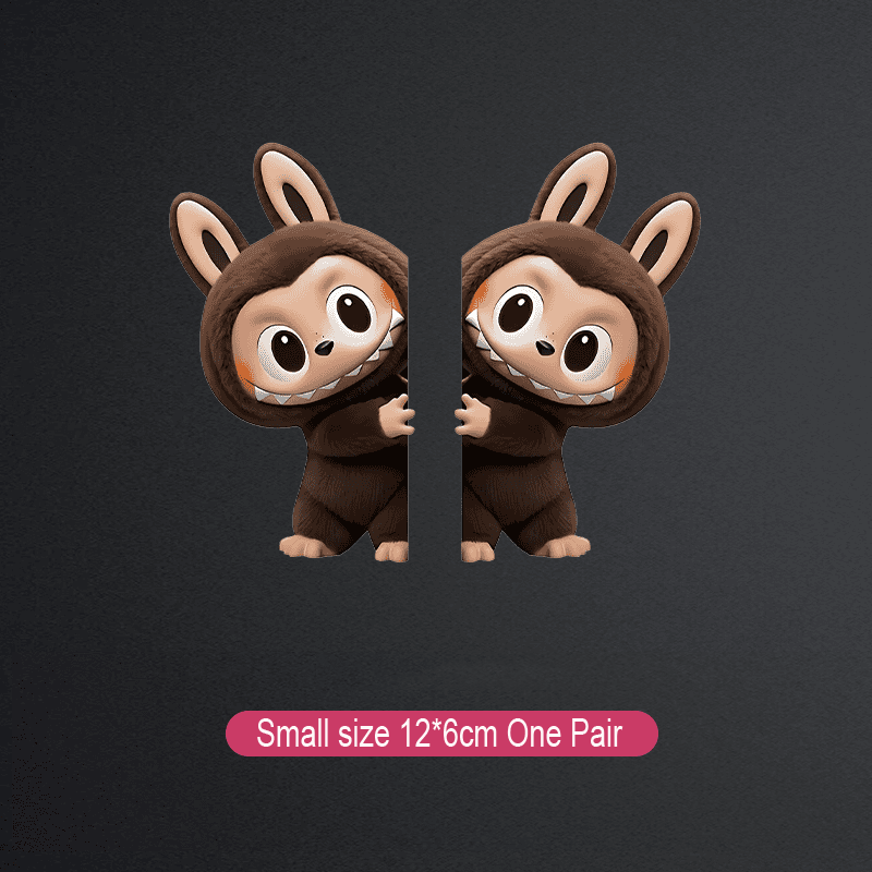 Kreatywna naklejka na samochód Labubu