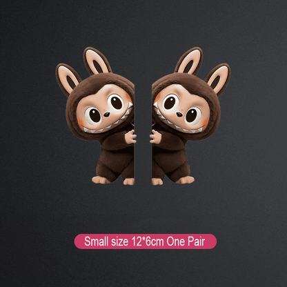 Kreatywna naklejka na samochód Labubu