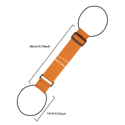 LockRide Pro: Regulowany pasek bagażowy do bezpiecznego układania bagażu w stosy i podróżowania bez użycia rąk