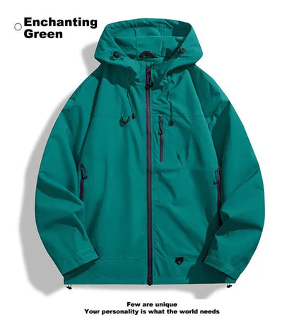 🔥Gorąca zniżka 49% 💦Unisexowa wodoodporna kurtka sportowa na świeżym powietrzu z kapturem