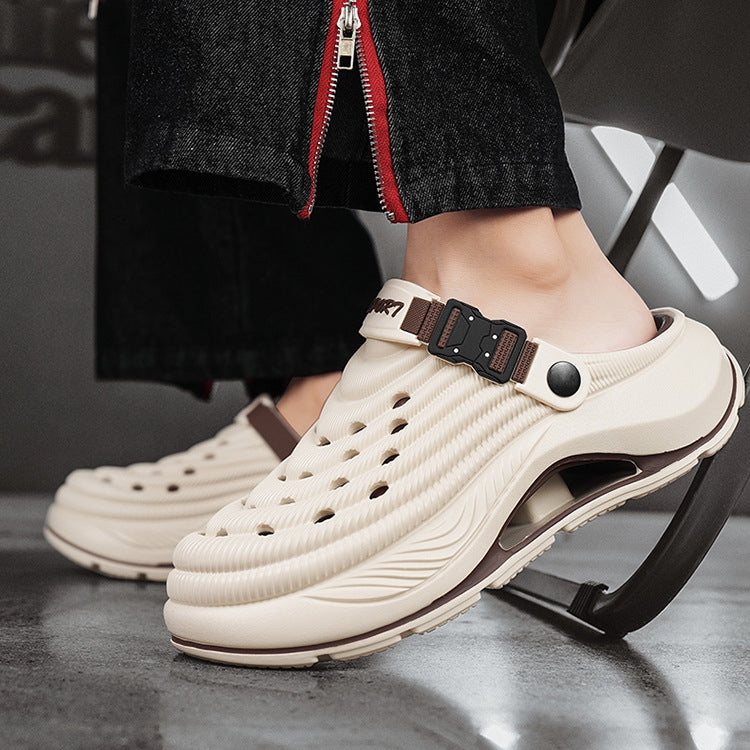 🔥Nowe letnie sandały damskie/męskie z grubą podeszwą i antypoślizgową podeszwą