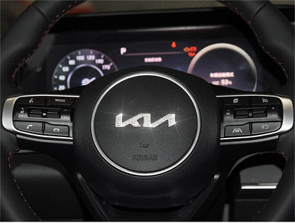 Kreatywne naklejki na kierownicę z diamentami