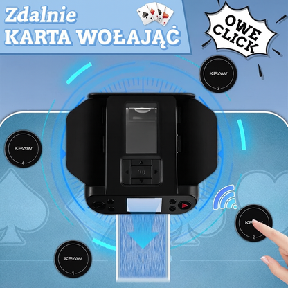 Automatyczna tasowarka kart i rozdający 2 w 1 z 4 pilotami do losowania kart