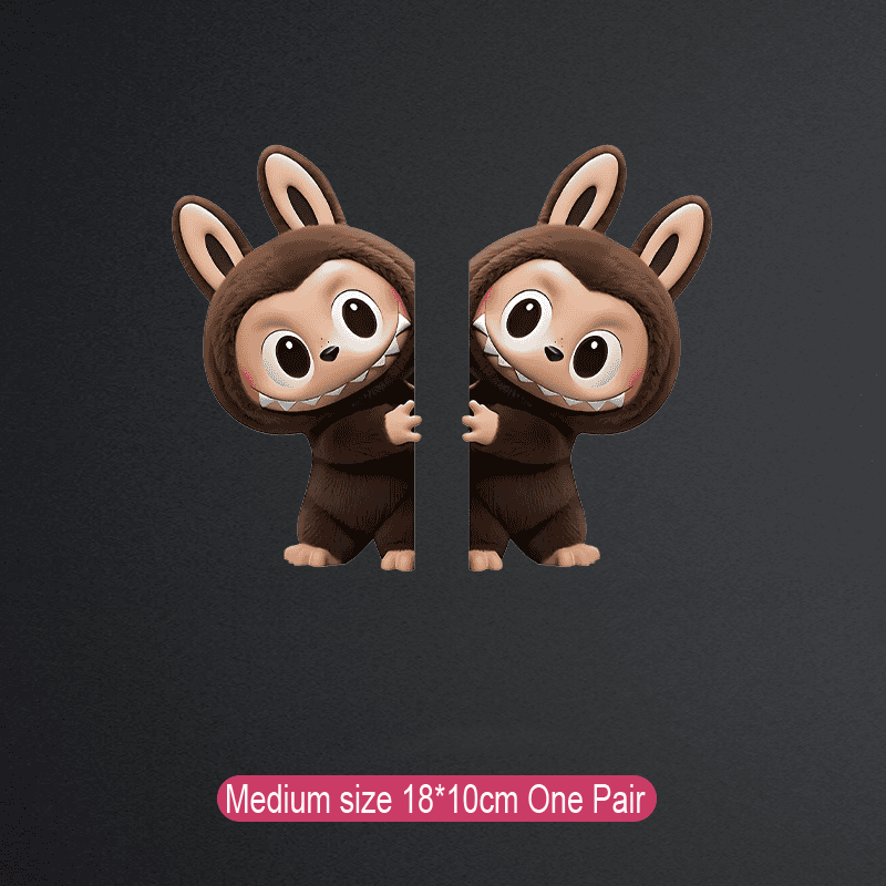 Kreatywna naklejka na samochód Labubu