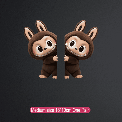 Kreatywna naklejka na samochód Labubu