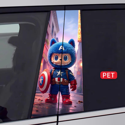 🔥Gorąca wyprzedaż🔥Labubu Car BC Column Modified HD Protective Film (2 sztuki)