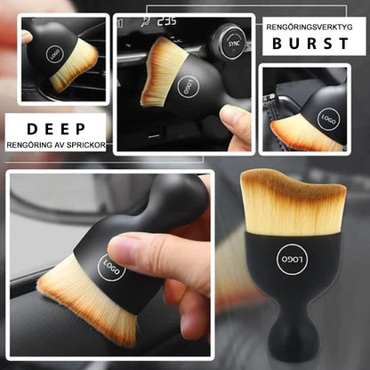 Miękka szczotka pochłaniająca kurz do wnętrza samochodu