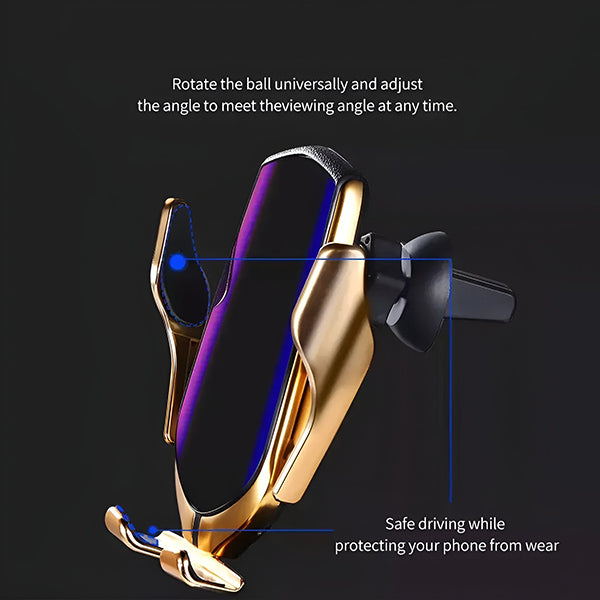 Bezprzewodowa ładowarka do smartfona i uchwyt samochodowy