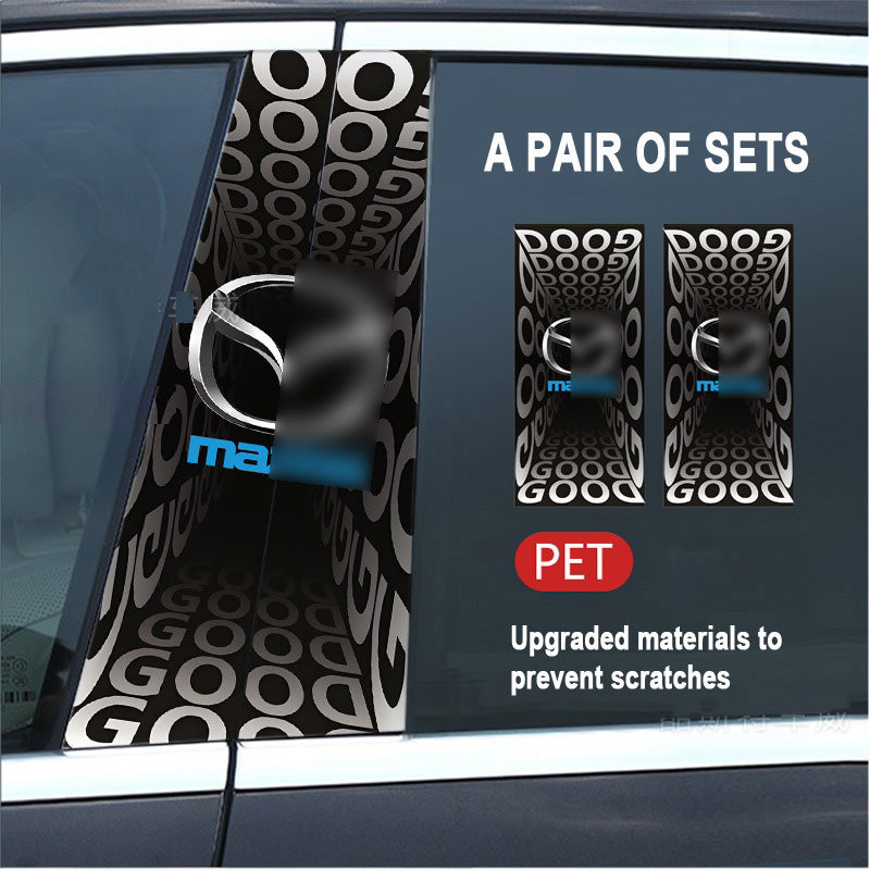 🔥Gorąca wyprzedaż🔥2025 Kreatywna folia ochronna na słupek B do samochodu HD (2 szt.)