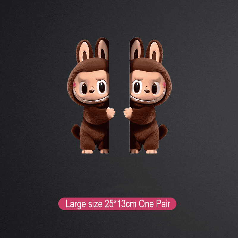 Kreatywna naklejka na samochód Labubu