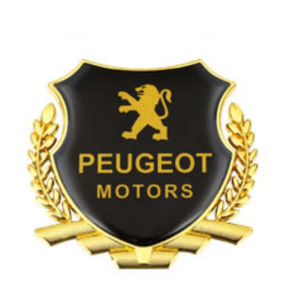 (2 sztuki) Naklejka samochodowa 3D metalowa