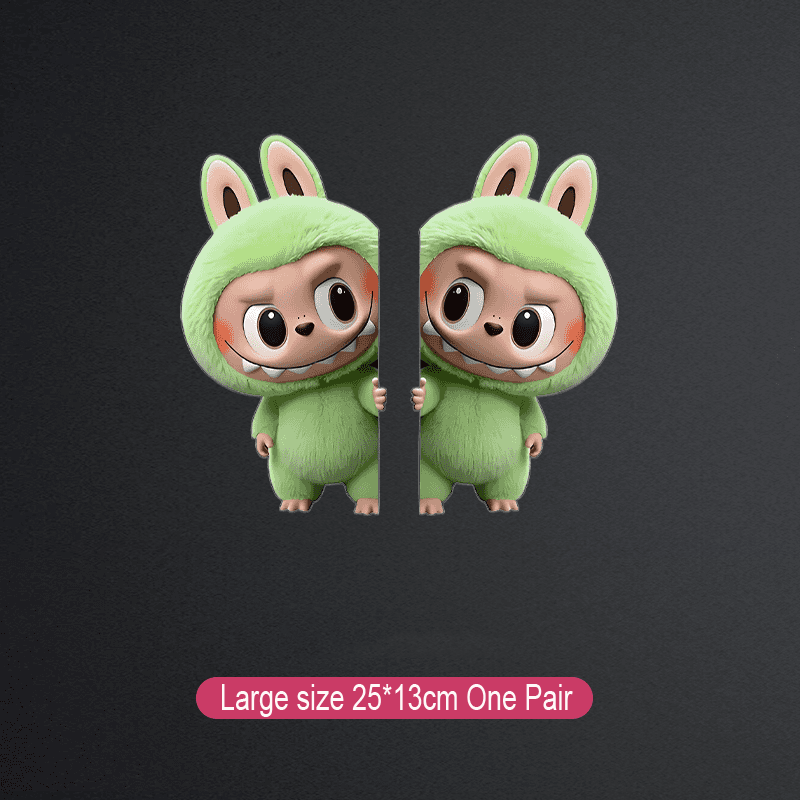 Kreatywna naklejka na samochód Labubu