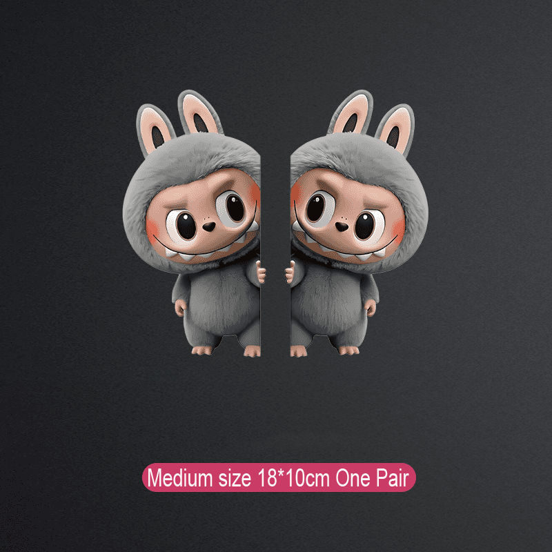 Kreatywna naklejka na samochód Labubu