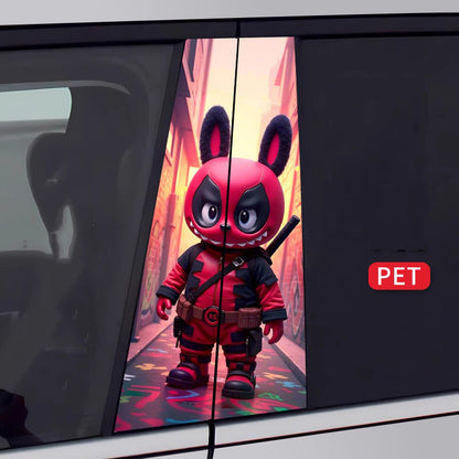 🔥Gorąca wyprzedaż🔥Labubu Car BC Column Modified HD Protective Film (2 sztuki)
