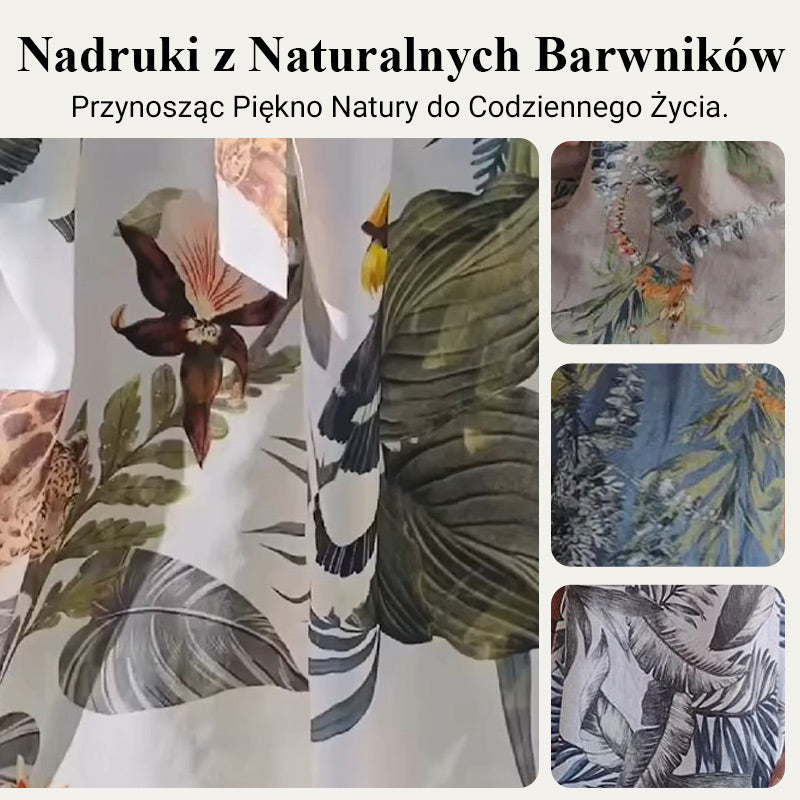 💃Gorąca wyprzedaż 🍀🌷Damska luźna sukienka z nadrukiem z bawełny i lnu