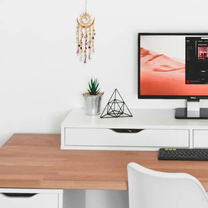 Kryształowa zawieszka do biżuterii, odpowiednia do dekoracji okien zewnętrznych, sypialni, patio, ogrodu