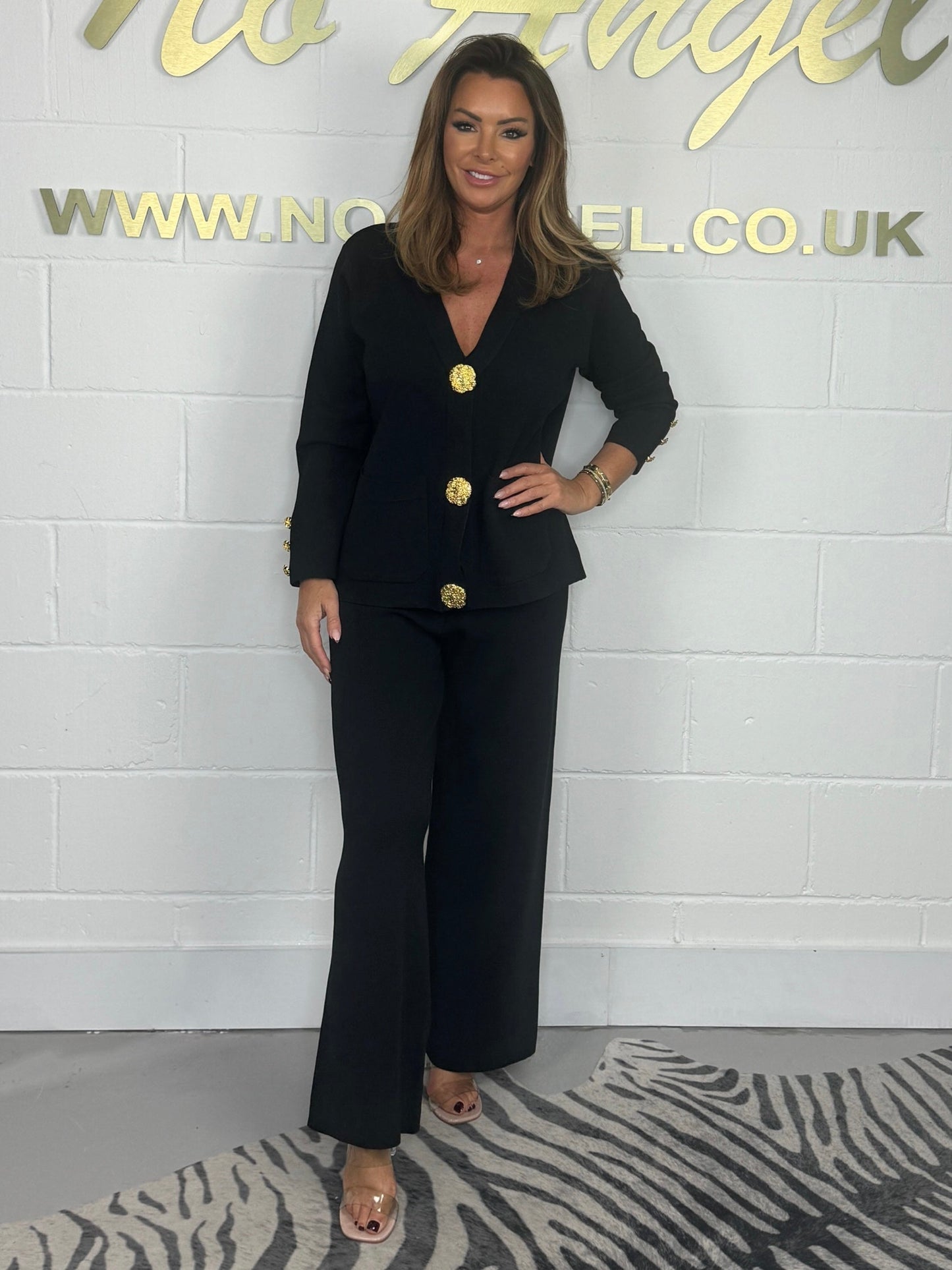 🎅Dwuczęściowy sweter damski zapinany na guziki