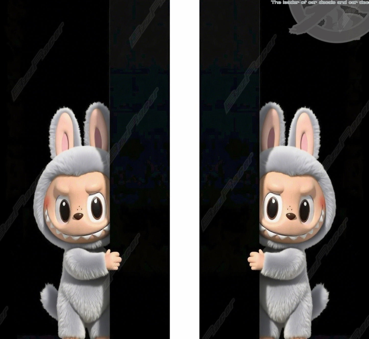 🔥Gorąca wyprzedaż🔥Labubu Car BC Column Modified HD Protective Film (2 sztuki)