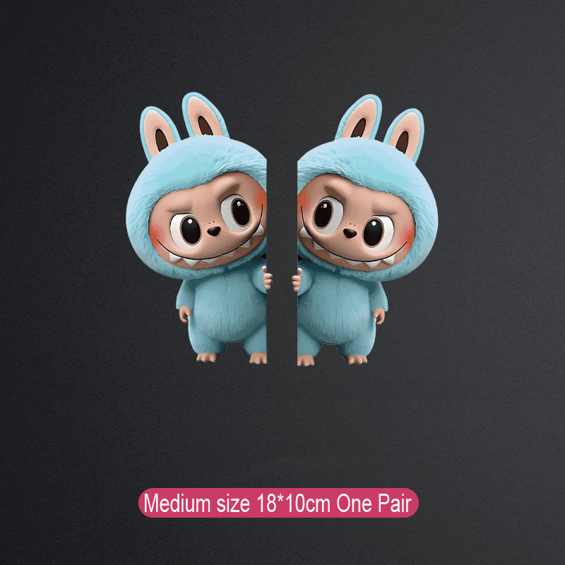 Kreatywna naklejka na samochód Labubu